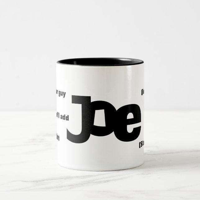 2 Couleurs Signification de tasse de Joe (Centre)