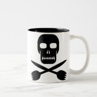 Skull de capitaine Cruel's et tasse de