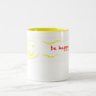 2 Couleurs "soyez tasse heureuse