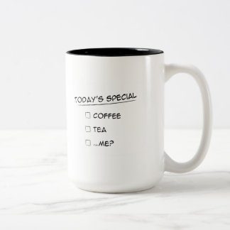2 Couleurs Special d'aujourd'hui : Café, thé ou… je ? Tasse