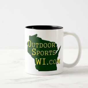 2 Couleurs Sports en plein air le Wisconsin - tasse de café