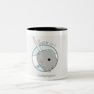 2 Couleurs "Sucez-le" tasse de Narwhal