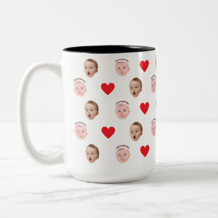 2 Couleurs Tapis, tasse photo personnalisée, Cadeau bébé