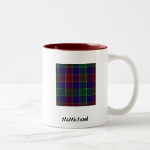 2 Couleurs Tartan de McMichael et tasse de crête