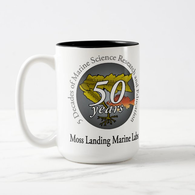 2 Couleurs Tasse (15 onces) : à deux tons, ich/phycol (Gauche)