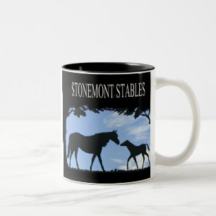 2 Couleurs Tasse 3 d'écuries de Stonemont