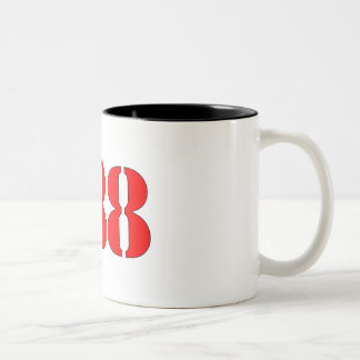 2 Couleurs Tasse 788 avec la course