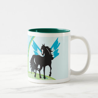 2 Couleurs Tasse à ailes de coursier