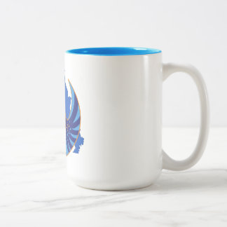 2 Couleurs Tasse à café Alliance Blue Wing