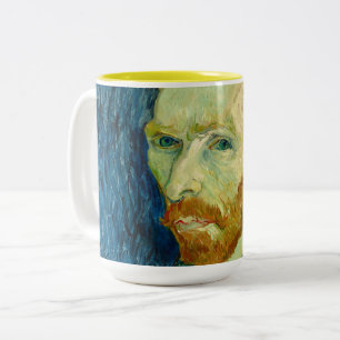 2 Couleurs Tasse à café Autoportrait de Van Gogh