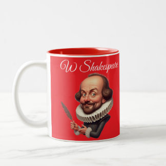 2 Couleurs Tasse à café avec citation de Shakespeare