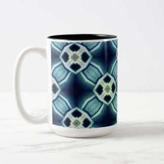 2 Couleurs Tasse à café design gras, graphique, géométrique