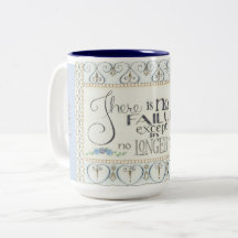 Tasse à café « Il n'y a pas d'échec / JE SUIS Déte