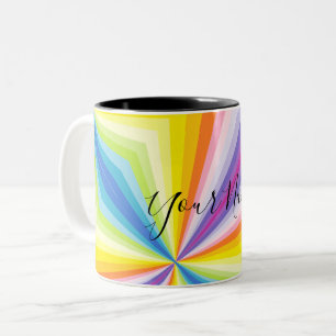2 Couleurs Tasse à café personnalisée - Psychédélique - HAMby