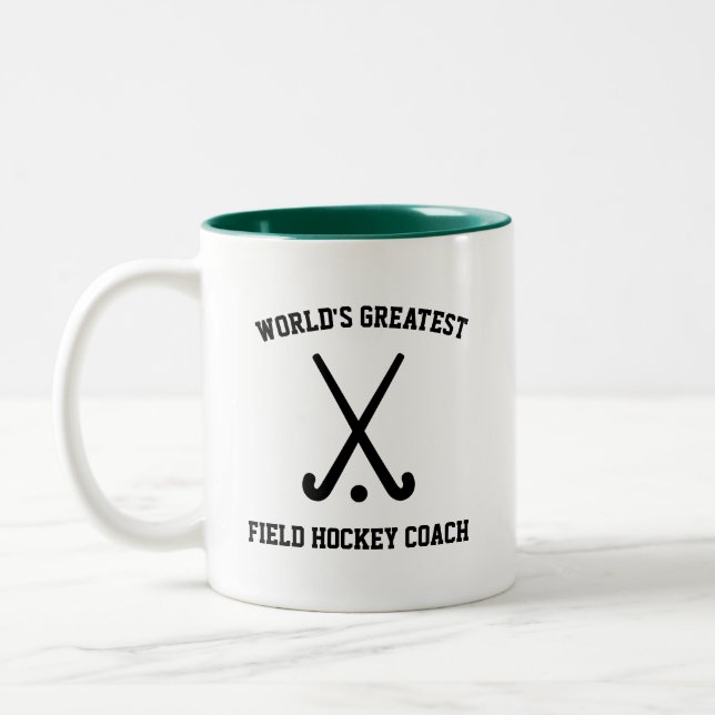 2 Couleurs Tasse à café pour le plus grand entraîneur de hock (Gauche)