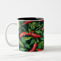 Tasse à café sur le thème du piment chili « Ça doi