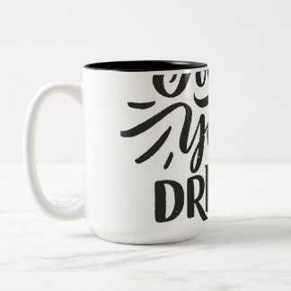 2 Couleurs Tasse à citation personnalisée