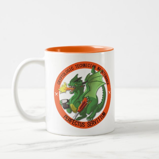 2 Couleurs Tasse à deux tons de conception de "hommage" de (Gauche)
