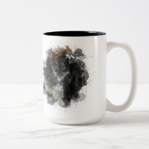 2 Couleurs Tasse à deux tons de l'olive 15oz