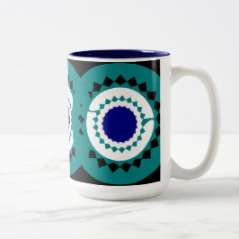 2 Couleurs Tasse à impression mandala