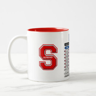 2 Couleurs Tasse américaine de Stuttgart/lycée de Ludwigsburg