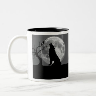 2 Couleurs Tasse Artistique Nature et Pleine Lune