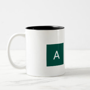 2 Couleurs tasse avec image et texte