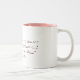 2 Couleurs Tasse avec la citation de Paulo Coelho