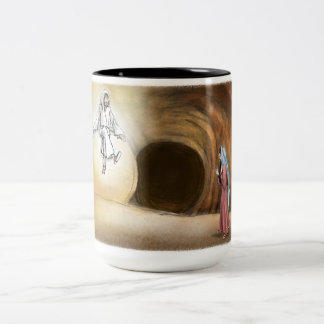 2 Couleurs Tasse bicolore Le Tombeau Vide, 15 oz