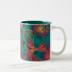 2 Couleurs Tasse bleue de lis
