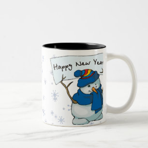 2 Couleurs Tasse - bonne année !