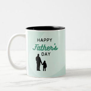 2 Couleurs Tasse Bonne Fête des Pères 