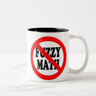 2 Couleurs tasse brouillée de maths de fin