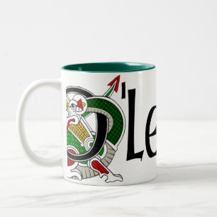 2 Couleurs Tasse celtique de dragon d'O'Leary