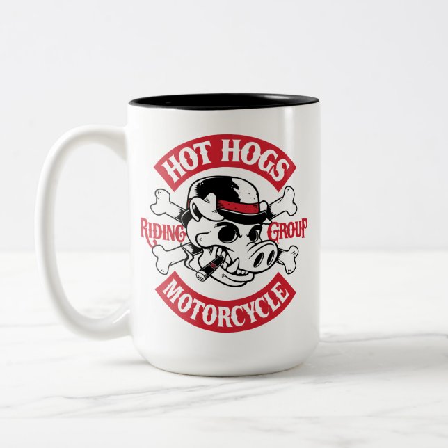 2 Couleurs Tasse chaude de classique de Hogs™ (Gauche)