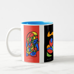2 Couleurs tasse chaude et douillette