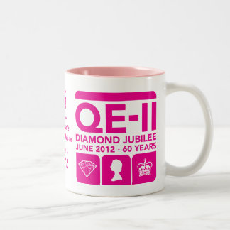 2 Couleurs Tasse commémorative de jubilé de diamant