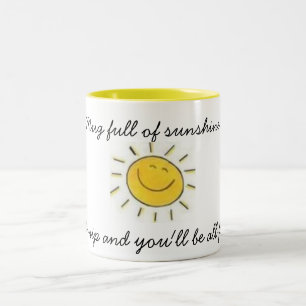 2 Couleurs Tasse complètement de soleil