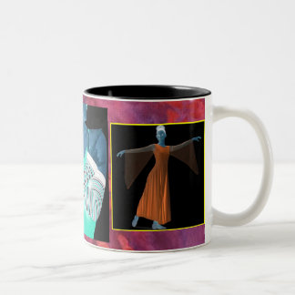 2 Couleurs Tasse créative de danse