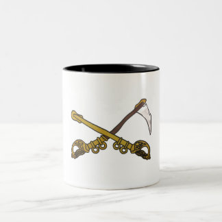 2 Couleurs Tasse croisée de sabres
