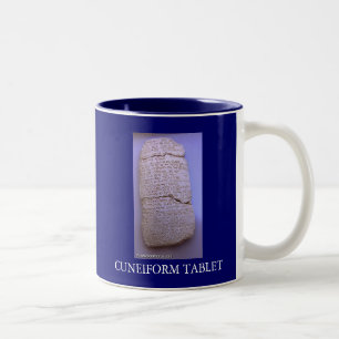 2 Couleurs Tasse CUNÉIFORME de COMPRIMÉ de l'ISRAËL