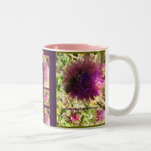 2 Couleurs Tasse d'abeille de chardon