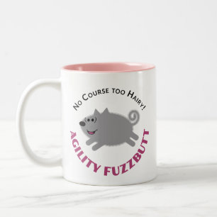 2 Couleurs Tasse d'agilité de Spitz "de FuzzButt d'agilité"