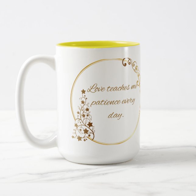 2 Couleurs Tasse d'amour éternel (Gauche)