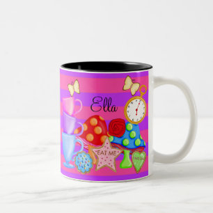 2 Couleurs Tasse d'anniversaire du pays des merveilles