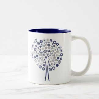 2 Couleurs Tasse d'arbre de l'amour vous-même -
