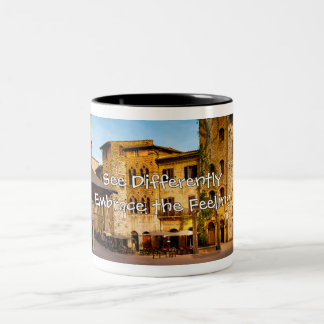 2 Couleurs Tasse d'art raffiné — Montagne Rocheuse - Voir dif