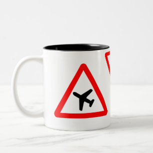 2 Couleurs Tasse d'avion