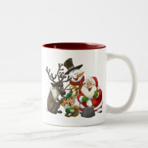 Tasse de bande de cruche de Noël