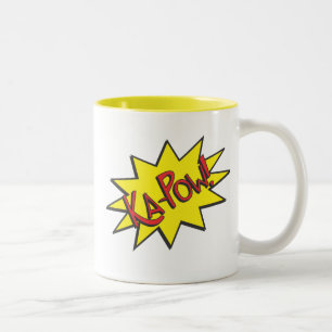 2 Couleurs Tasse de bandes dessinées de ballon de prisonnier